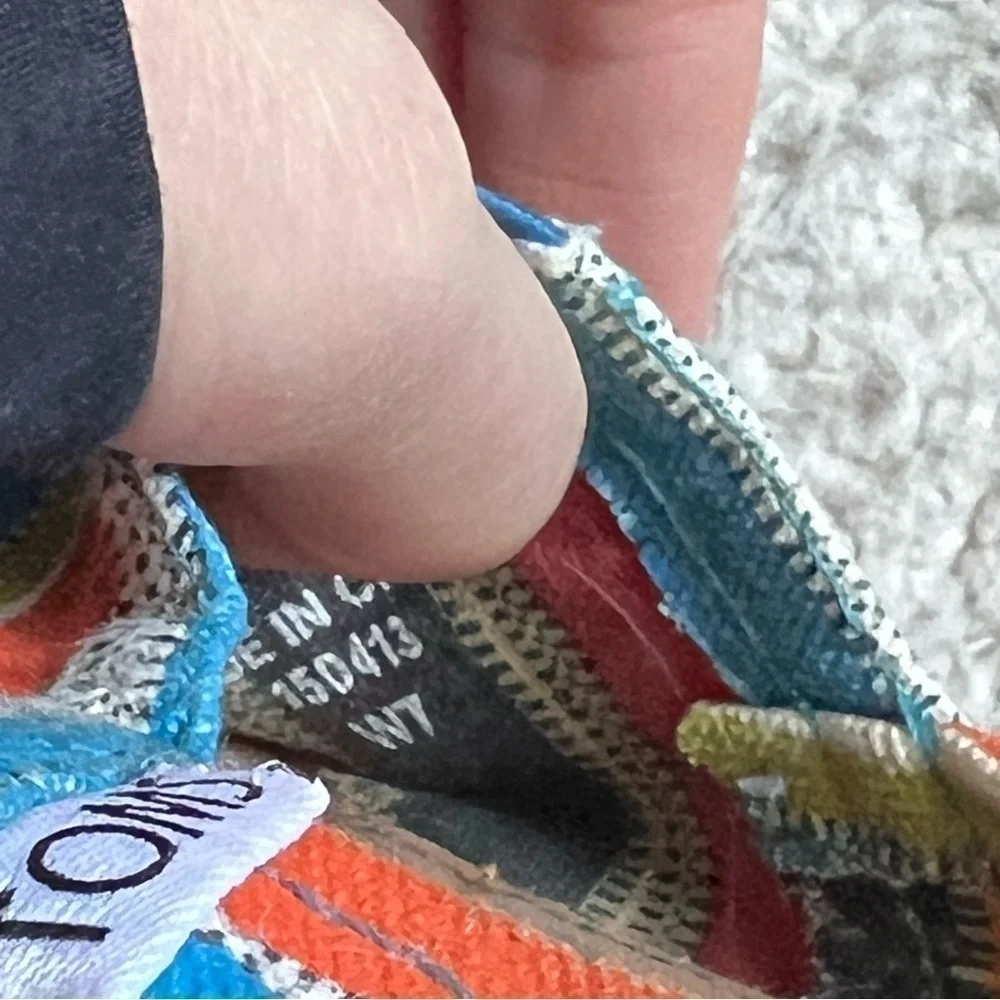 TOMS: Striped Limited Edition Ben Affleck Congo Initiative Slip On Espadrilles